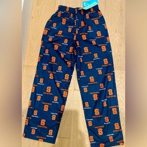 NWT Syracuse University boys lounge pant size L